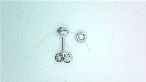 Orecchini Sommer Gioielli Donna P.LUCE in Oro bianco Diamante 0.04 Ct P.L. CIP DIA OV - P.L. CIP DIA OV